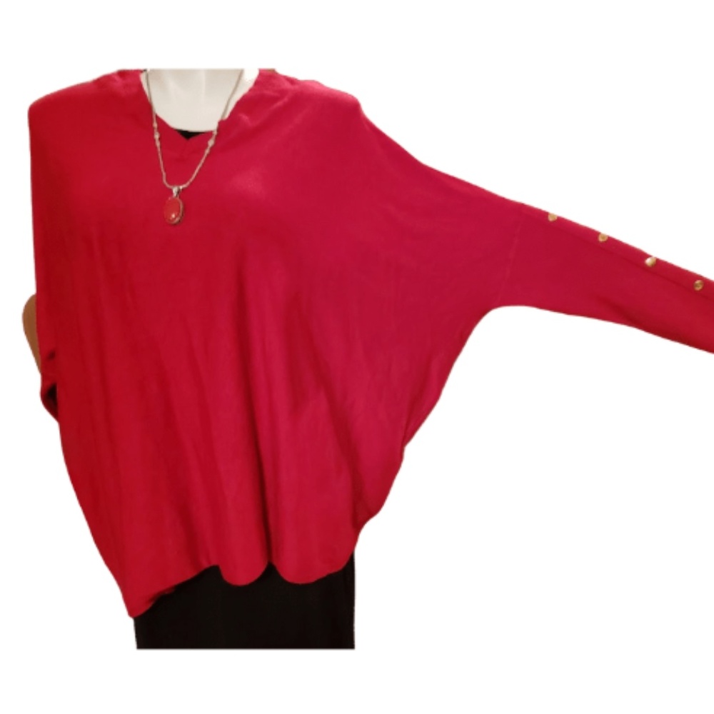 RXB Oversized Red Sweater NWT! - Picture 6 of 6